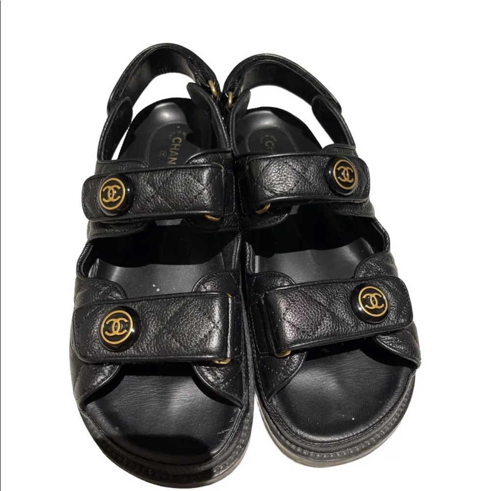 Chanel Dad Sandals w/ Box